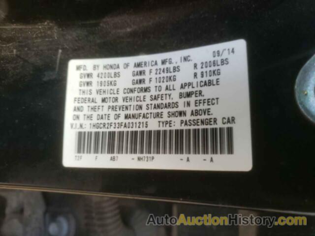 HONDA ACCORD LX, 1HGCR2F33FA031215