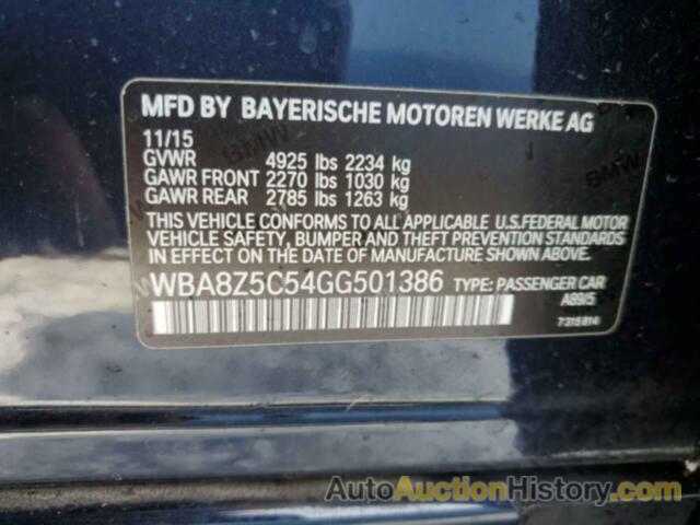 BMW 3 SERIES XIGT SULEV, WBA8Z5C54GG501386