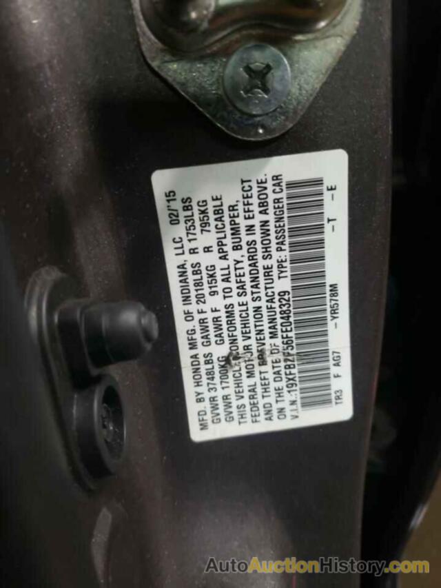 HONDA CIVIC LX, 19XFB2F56FE048329