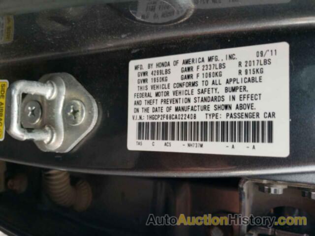 HONDA ACCORD SE, 1HGCP2F68CA022408