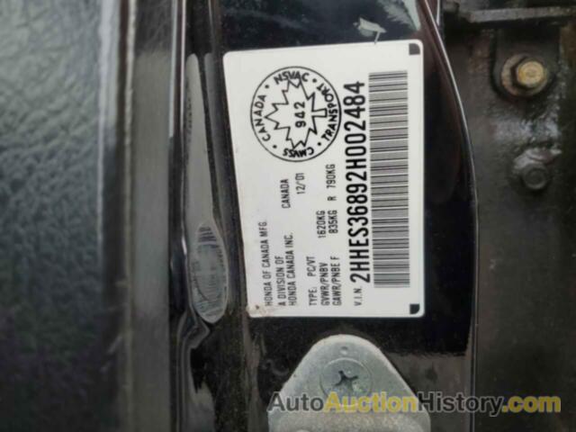 ACURA EL PREMIUM, 2HHES36892H002484