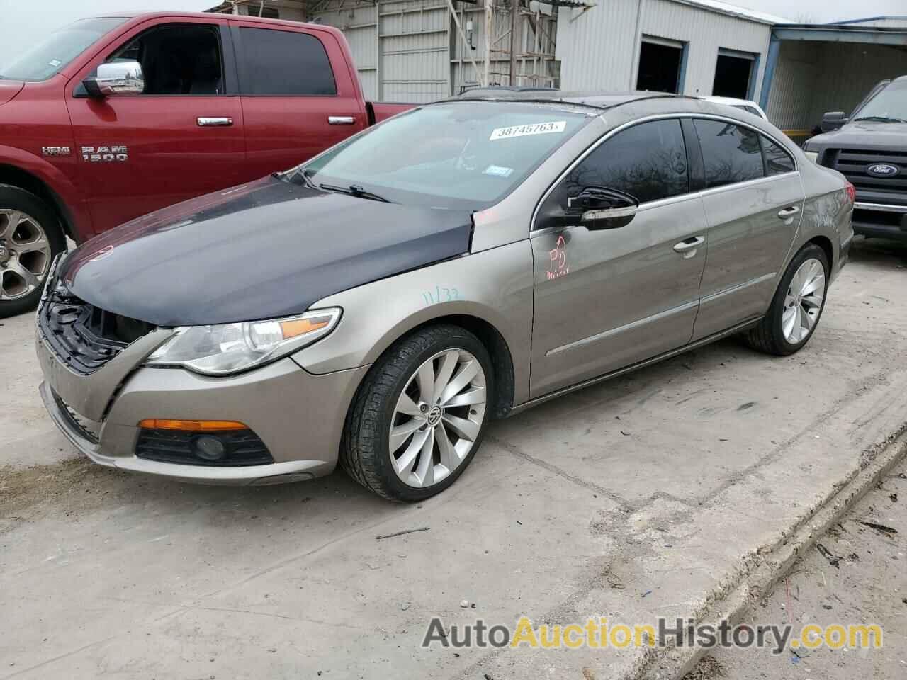 2012 VOLKSWAGEN CC LUXURY, WVWHN7AN6CE538863