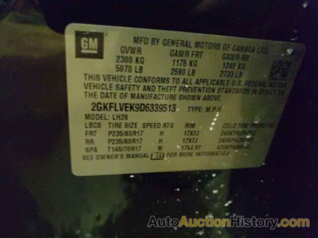 GMC TERRAIN SLT, 2GKFLVEK9D6339513