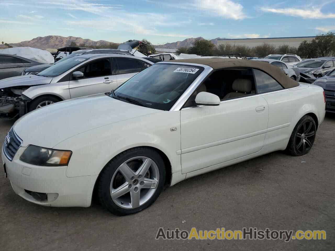 AUDI A4 QUATTRO CABRIOLET, WAUDT48H45K007939