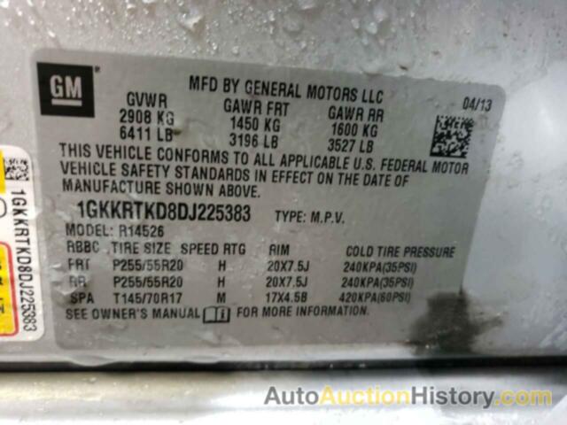 GMC ACADIA DEN DENALI, 1GKKRTKD8DJ225383