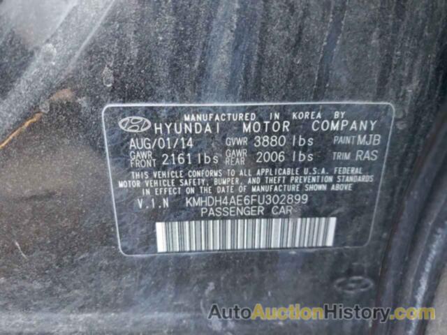 HYUNDAI ELANTRA SE, KMHDH4AE6FU302899