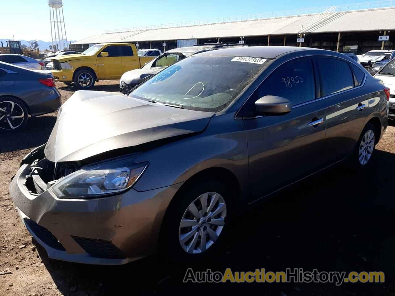 2016 NISSAN SENTRA S, 3N1AB7AP7GL643979