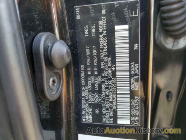 TOYOTA 4RUNNER SR5, JTEBU5JR1E5195183