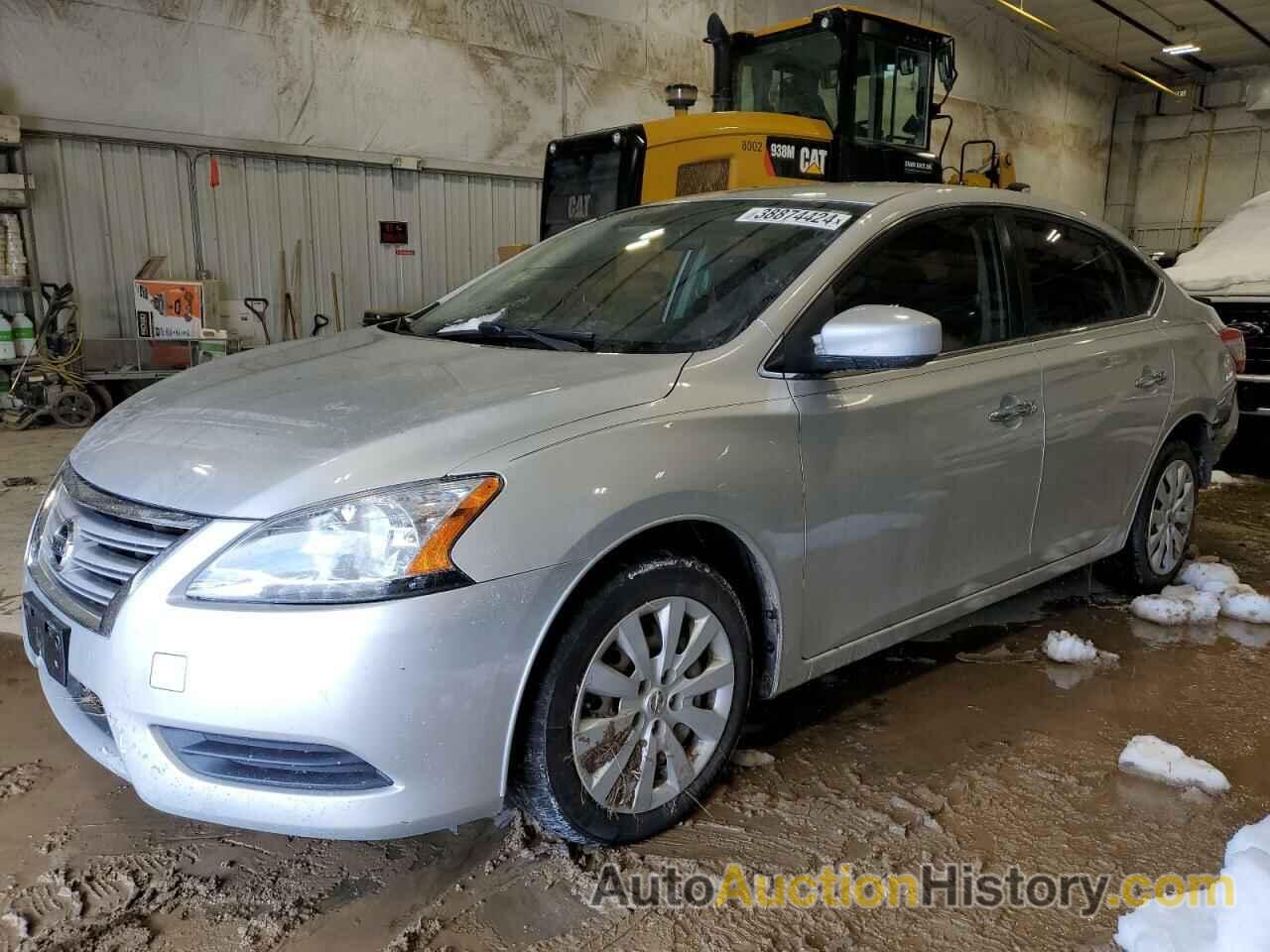 NISSAN SENTRA S, 3N1AB7AP5EL668621