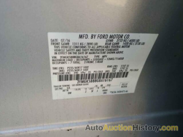 FORD FLEX SE, 2FMGK5B88GBA16167