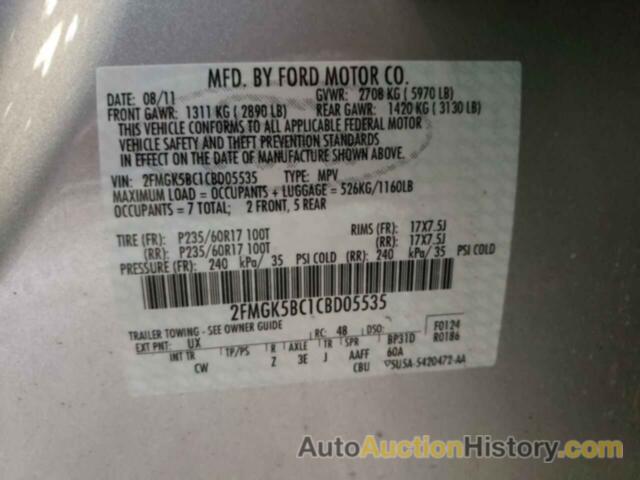 FORD FLEX SE, 2FMGK5BC1CBD05535