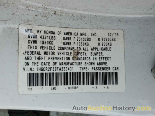 HONDA ACCORD SPORT, 1HGCR2F59FA233431