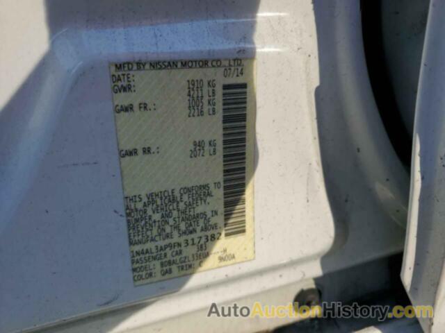 NISSAN ALTIMA 2.5, 1N4AL3AP9FN317382