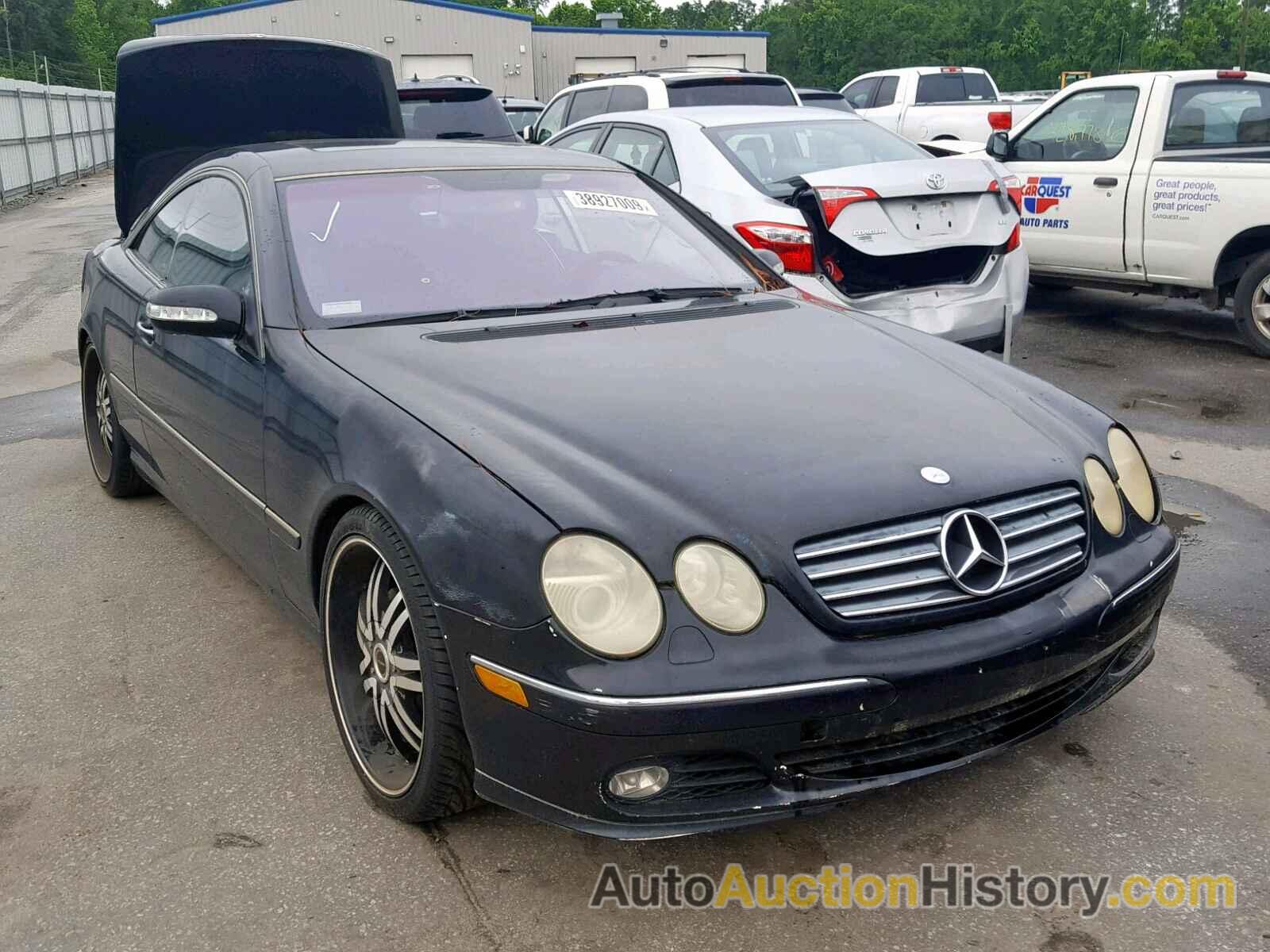 2003 MERCEDES-BENZ CL 500, WDBPJ75J03A035365