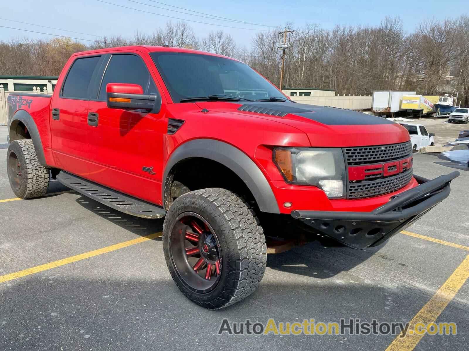 2012 FORD F150 SVT SVT RAPTOR, 1FTFW1R65CFB42304