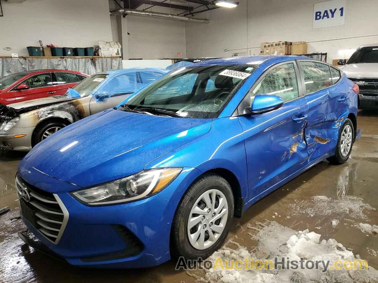 HYUNDAI ELANTRA SE, KMHD74LF4JU607514