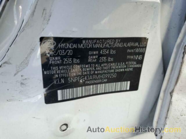 HYUNDAI SONATA SE, 5NPEG4JA9MH099250