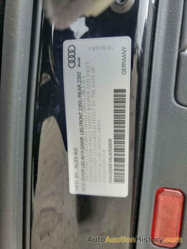 AUDI A4 PREMIUM, WAUGMAF4XLA058809