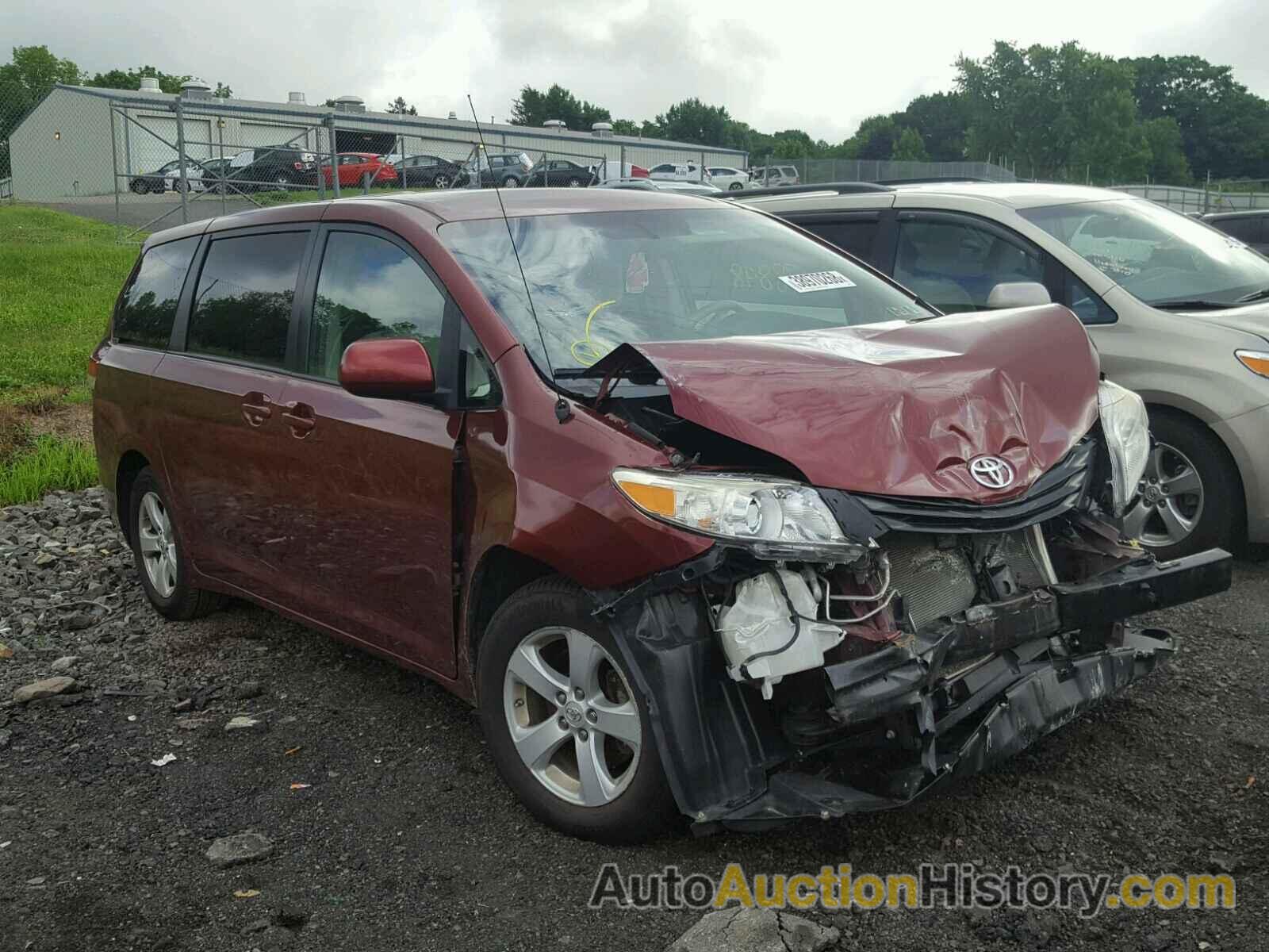 2011 TOYOTA SIENNA BASE, 5TDKA3DC6BS006221