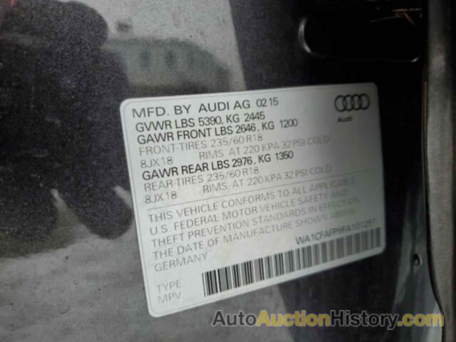 AUDI Q5 PREMIUM, WA1CFAFP9FA101251