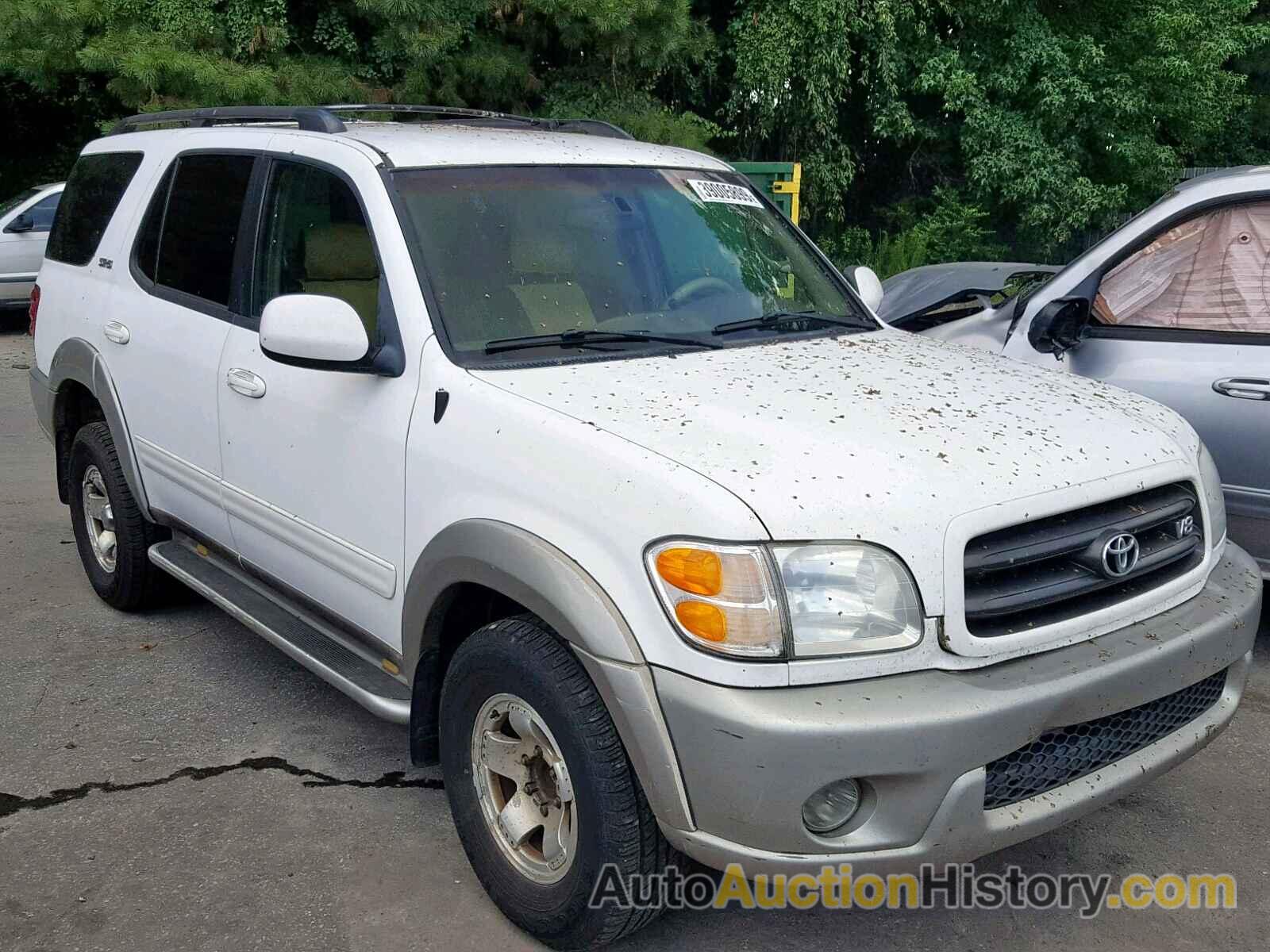 2002 TOYOTA SEQUOIA SR5, 5TDZT34AX2S076487