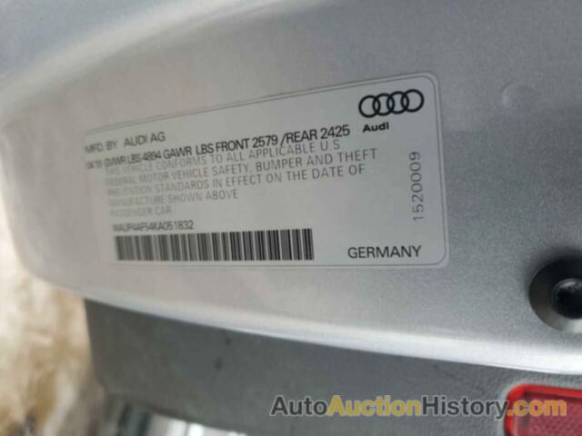 AUDI S5/RS5 PREMIUM PLUS, WAUP4AF54KA051832