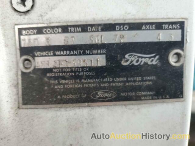 FORD FALCON, 4H14F139611