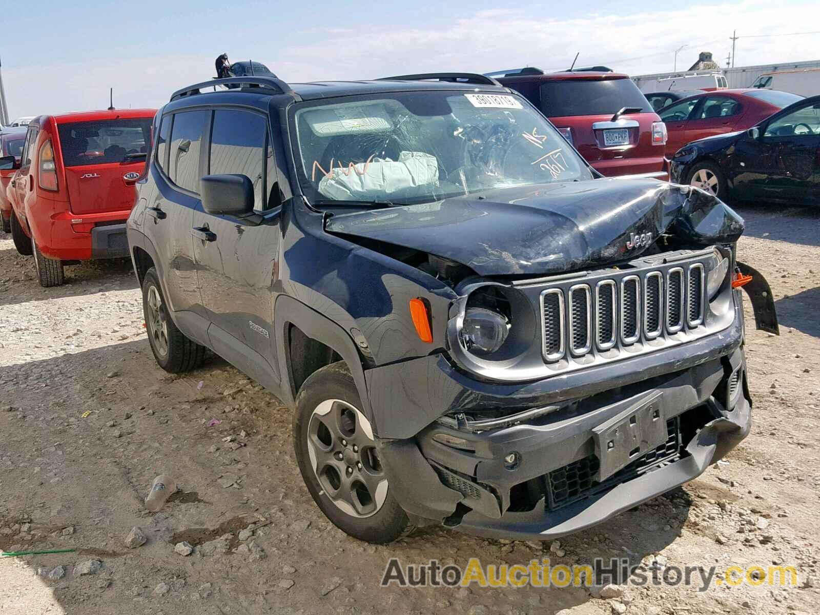 2017 JEEP RENEGADE SPORT, ZACCJBAB5HPE92617