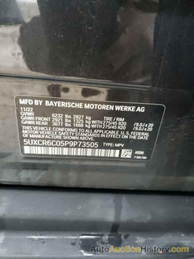 BMW X5 XDRIVE40I, 5UXCR6C05P9P73505