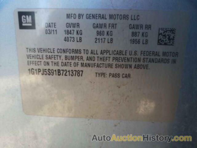 CHEVROLET CRUZE ECO, 1G1PJ5S91B7213787