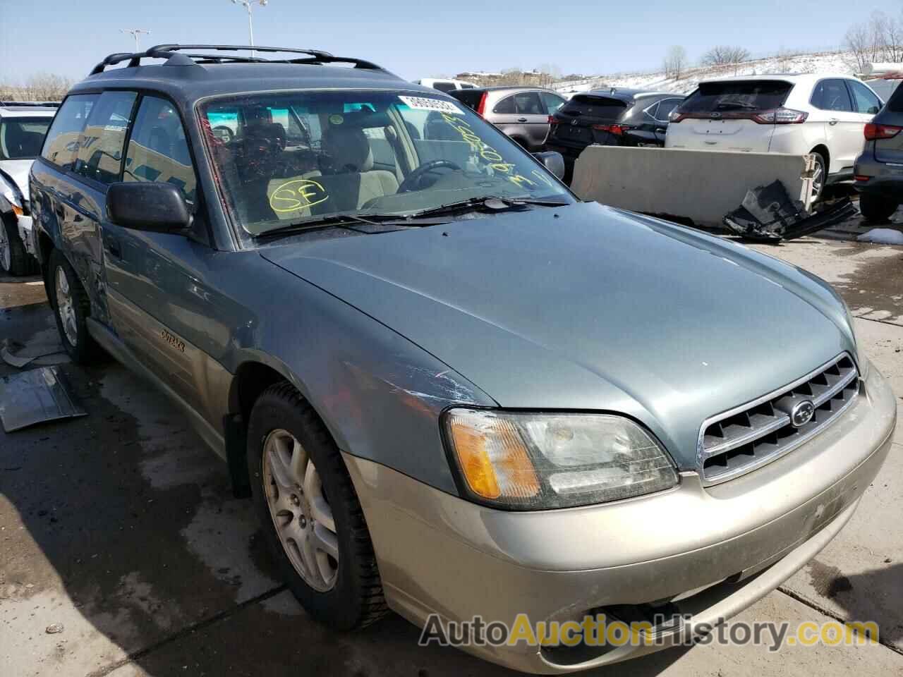 2002 SUBARU LEGACY OUTBACK, 4S3BH665327633397