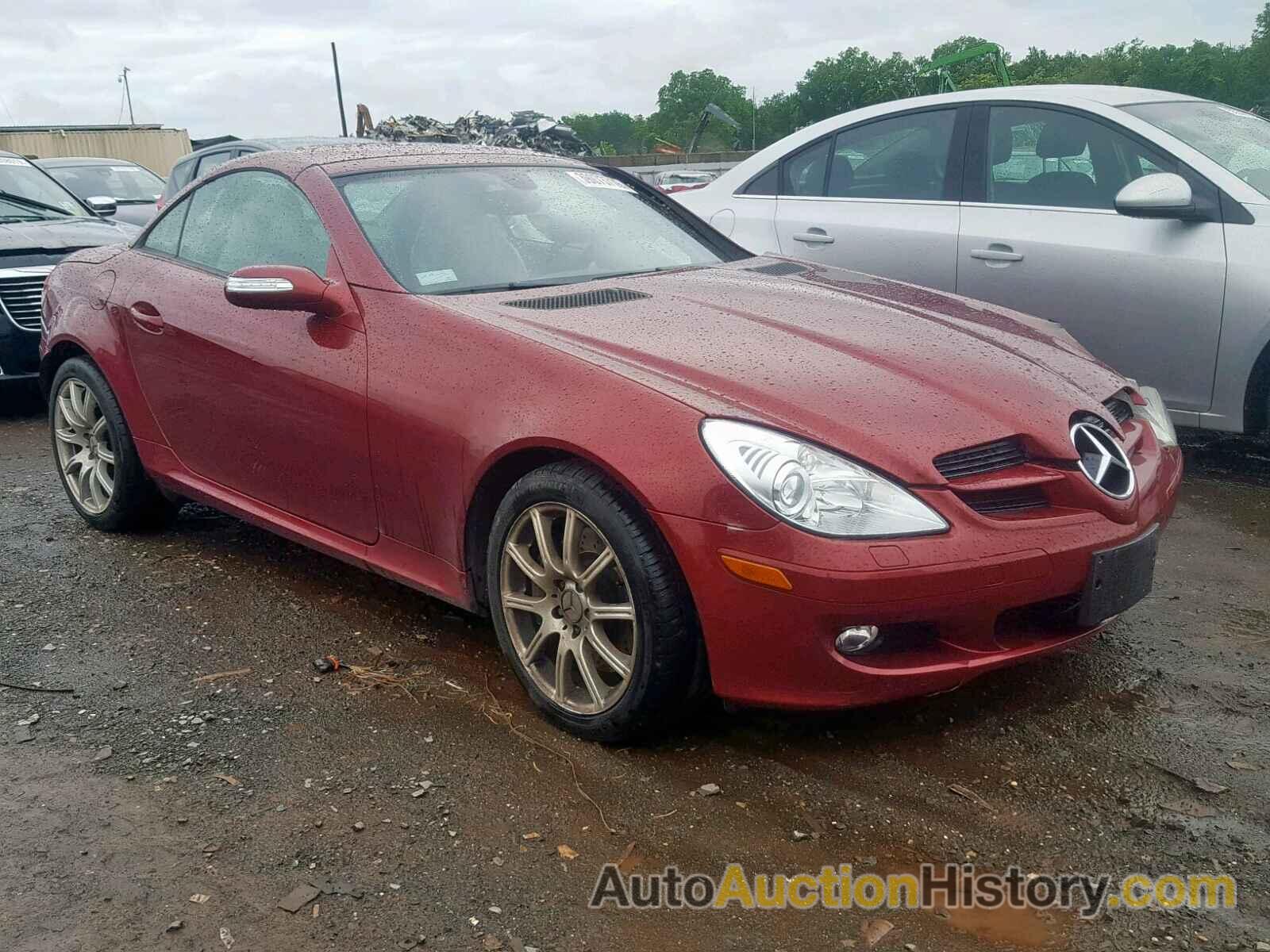 2005 MERCEDES-BENZ SLK 350, WDBWK56F95F048175