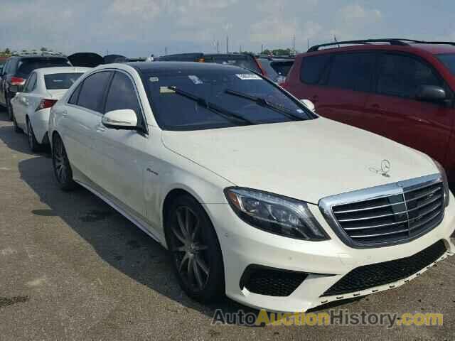 2015 MERCEDES-BENZ S 63 AMG, WDDUG7JBXFA161051