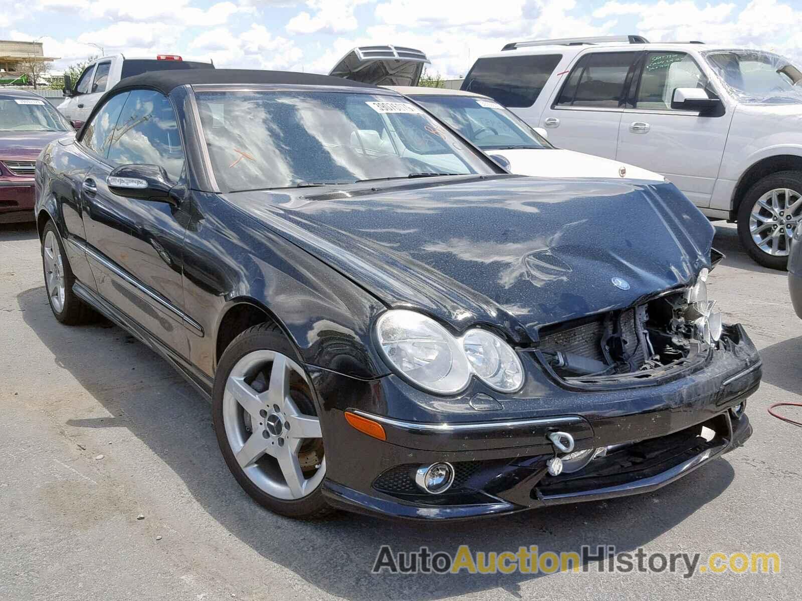 2007 MERCEDES-BENZ CLK 550, WDBTK72F27T081320