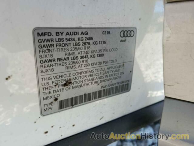 AUDI Q5 PREMIUM, WA1ANAFY7K2067978