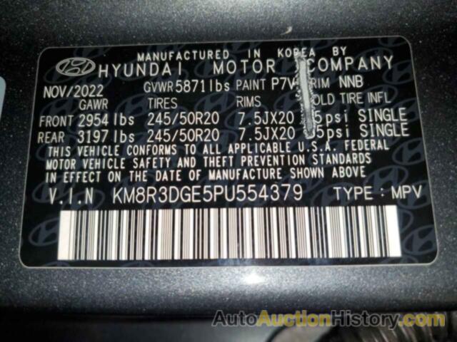 HYUNDAI PALISADE X XRT, KM8R3DGE5PU554379