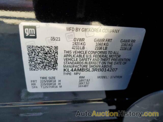 BUICK ENCORE PREFERRED, KL4AMBSL3RB014207