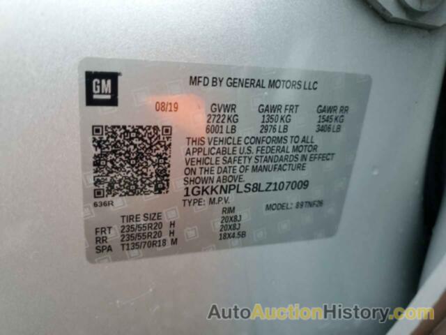 GMC ACADIA DEN DENALI, 1GKKNPLS8LZ107009