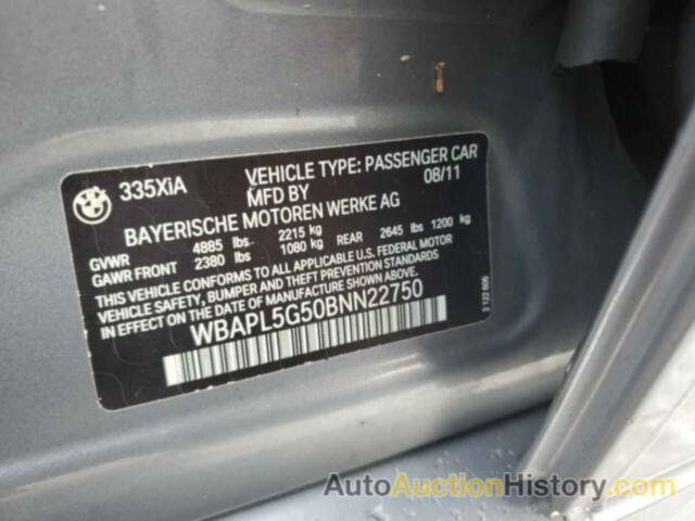 BMW 3 SERIES XI, WBAPL5G50BNN22750