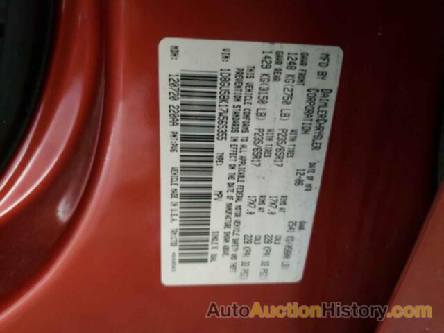 DODGE NITRO SLT, 1D8GU58K17W565355