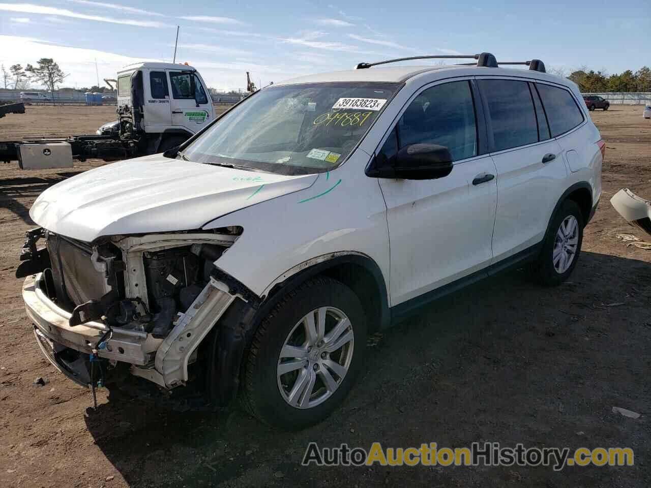 2018 HONDA PILOT LX, 5FNYF6H13JB049889