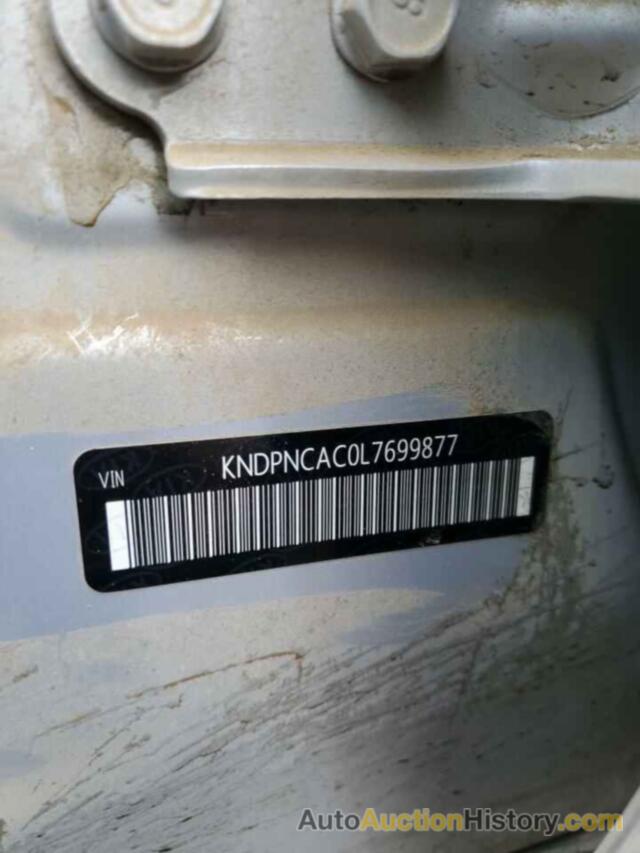 KIA SPORTAGE EX, KNDPNCAC0L7699877