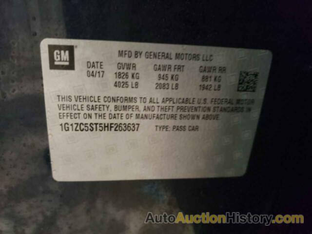 CHEVROLET MALIBU LS, 1G1ZC5ST5HF263637