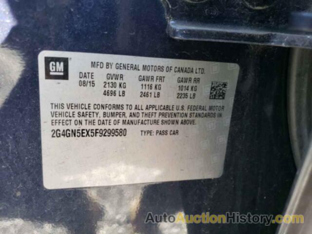 BUICK REGAL PREMIUM, 2G4GN5EX5F9299580