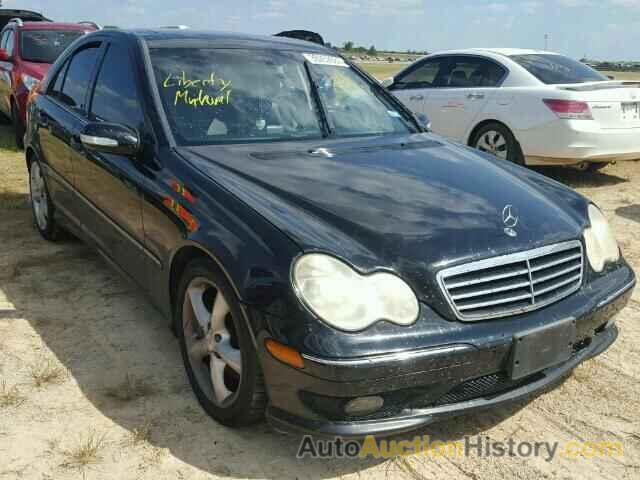 2006 MERCEDES-BENZ C GENERATION 2006 230, WDBRF52H86F744732