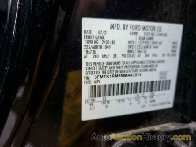 FORD MUSTANG SELECT, 3FMTK1RM5MMA43914