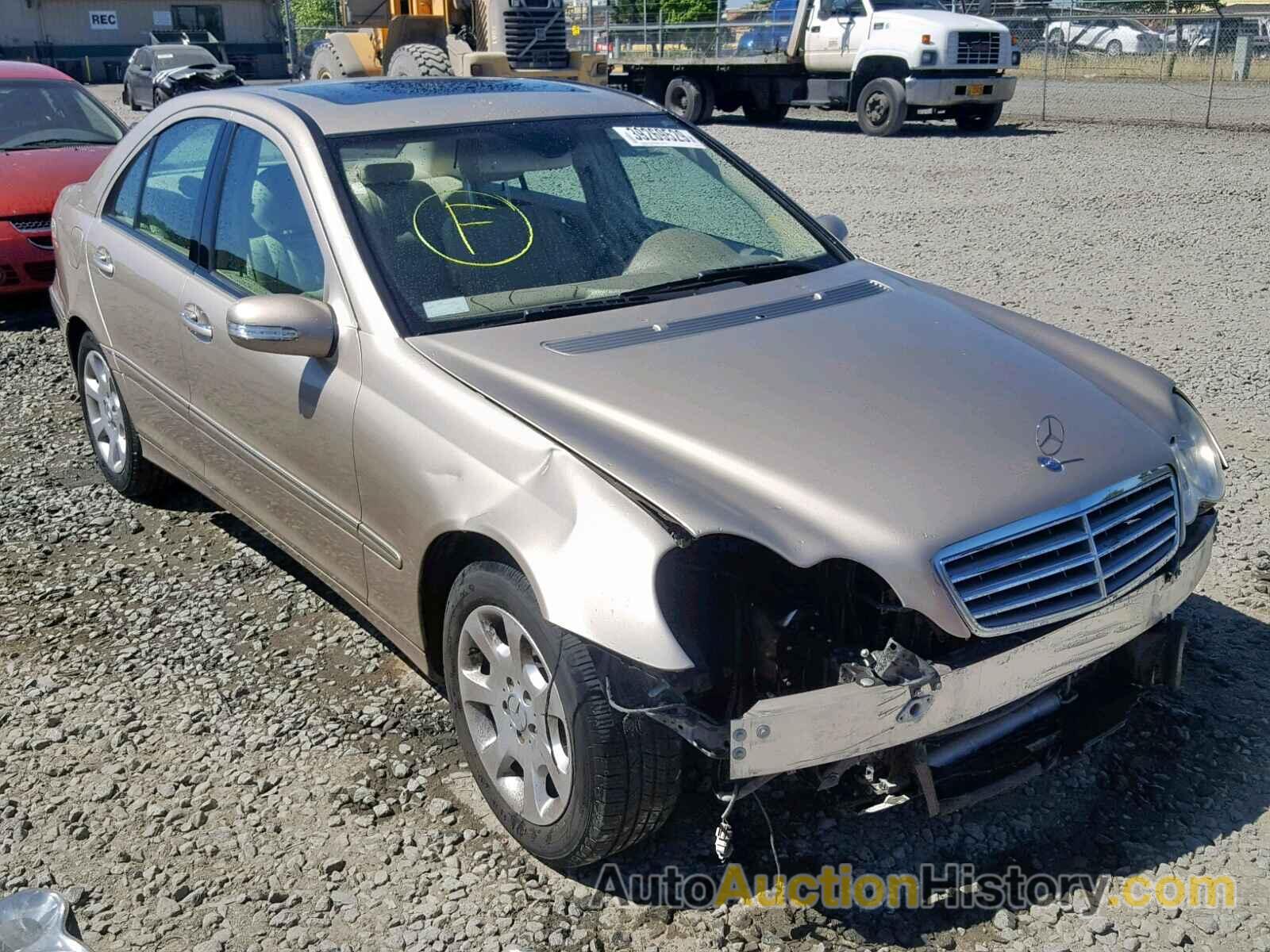 2005 MERCEDES-BENZ C 240 4MATIC, WDBRF81J65F619782