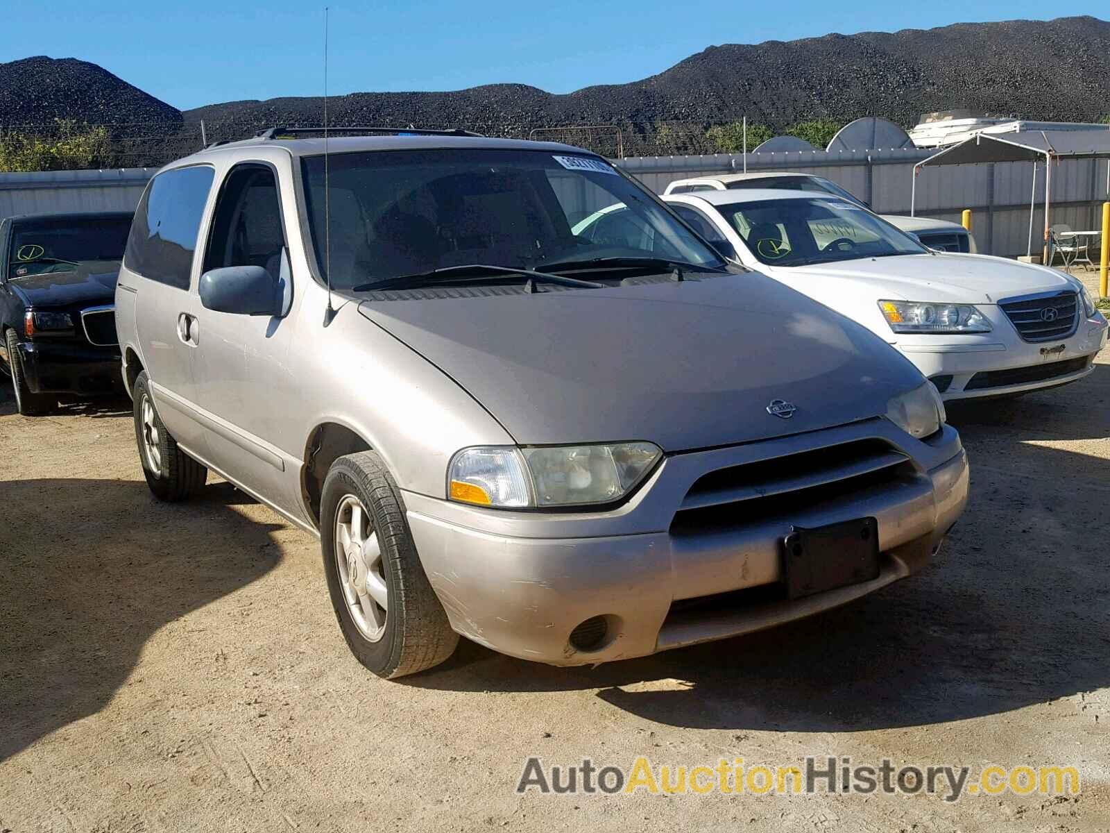 2002 NISSAN QUEST GXE, 4N2ZN15T82D815282