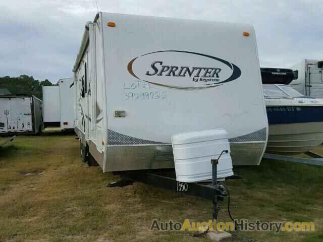 2009 KEYSTONE SPRINTER, 4YDT2992091531350