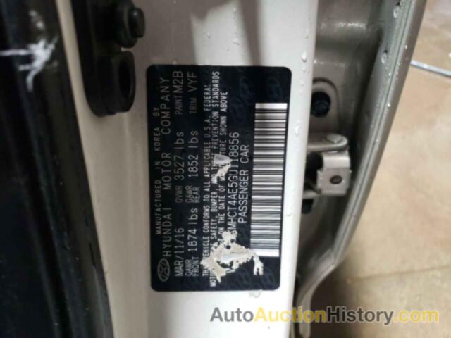 HYUNDAI ACCENT SE, KMHCT4AE5GU118856